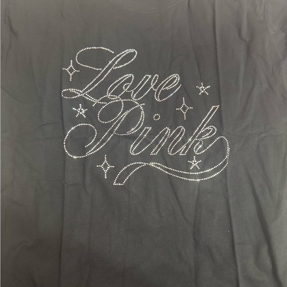 PINK Victoria's Secret Black Tee Limited Edition
